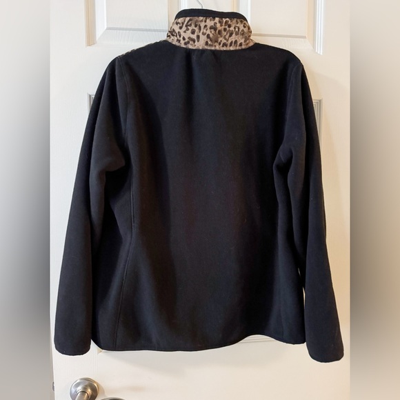 Lauren Ralph Lauren Leopard Print Full Zip Active Jacket Women’s XL - Picture 2 of 6